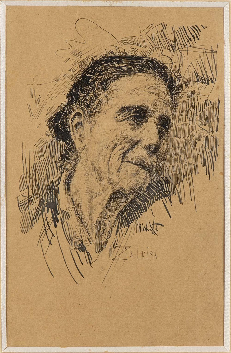 Francesco Paolo Michetti - 177, Ritratto di zia Luisa
